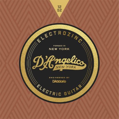 D'Angelico DAJ1252 Electrozinc Jazz Electric Guitar Strings 12-52