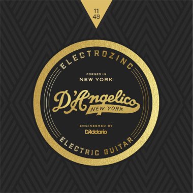 D'Angelico DAR1149 Electrozinc Rock Electric Guitar Strings 11-49