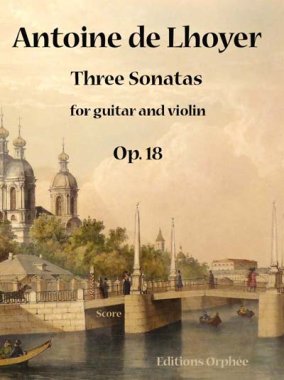 de Lhoyer | 3 Sonatas for Guitar and Violin Op.18 (score)