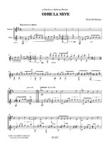 De Stefano | Come la neve for guitar and clarinet