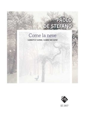 De Stefano | Come la neve for guitar and clarinet
