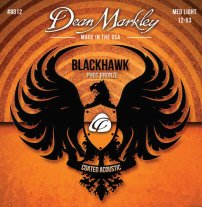 Dean Markley 8012 Blackhawk Coated Phos Bronze Acoustic Med Lt 12-53