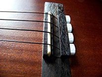 Diamond Secure Ukulele String Tie System, Ivory White