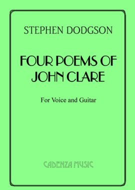 Dodgson | Four Poems of John Clare for voice and guitar