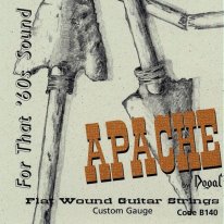 Dogal B140 Apache Flatwound Electric Guitar Strings, 12-53