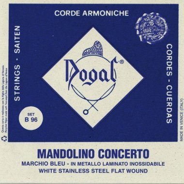 Dogal B96 Concerto Marchio Blu Blue Tag Mandolin Strings, Full Set