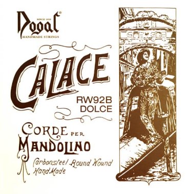 Dogal Calace Mandolin Strings RW92B Soft Tension, Full Set