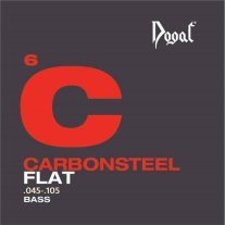 Dogal Jaco Flat Carbon Steel Electric Bass 4-String JC106C 45-105, 34"