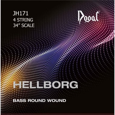 Dogal JH171 Hellborg Stranded Core Bass Strings 35-102, 34" Scale