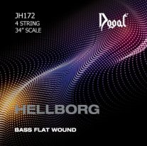 Dogal JH172 Hellborg Stranded Core Flat Wound Bass Strings, 34" Scale