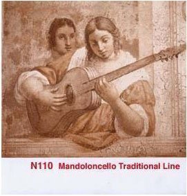 Dogal N110 Traditional Line Mandoloncello, Soft Tension