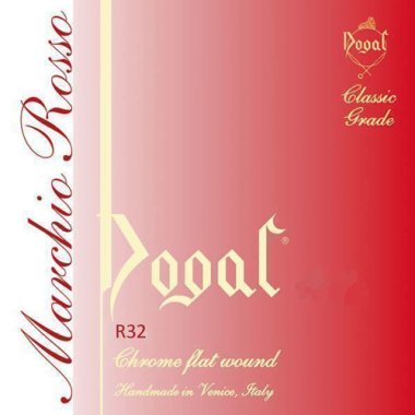 Dogal R32 Marchio Rosso Red Tag Chrome Viola Strings, 16.5"
