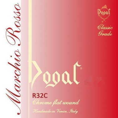 Dogal R32C Marchio Rosso Red Tag Chrome Viola Strings, 12"