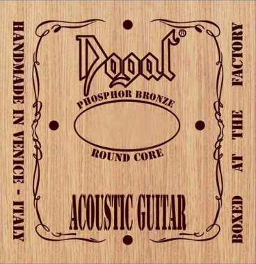 Dogal RC148C Phosphor Bronze Round Core Acoustic Guitar Strings 12-52