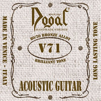 Dogal V71B 80/20 Bronze Acoustic Guitar Strings Hex-Core 11-50