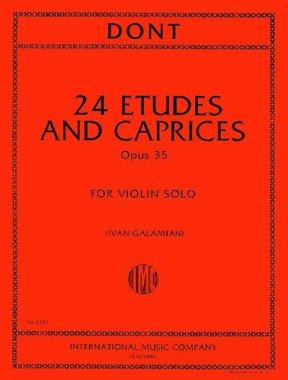 Dont | 24 Etudes and Caprices, Op 35 for violin