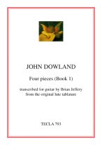 Dowland | Four Pieces (Book 1) for solo guitar | PDF Download