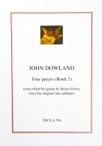 Dowland | Four Pieces (Book 2) for solo guitar - Paperbound