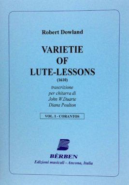 Dowland | Varietie of Lute-Lessons (V.1) for solo guitar