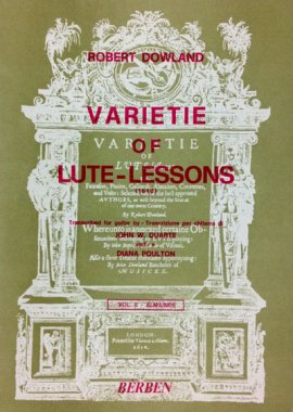 Dowland | Varietie of Lute-Lessons (V.2) for solo guitar