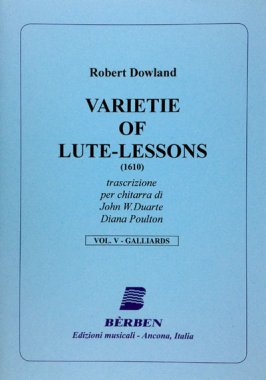 Dowland | Varietie of Lute-Lessons (V.5) for solo guitar