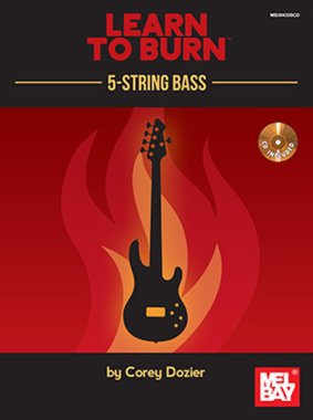 Dozier | Learn to Burn: 5-String Bass Guitar Bk/CD set