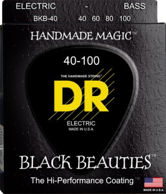 DR Black Beauties K3 Coated Bass 40-100 BKB-40, Full Set