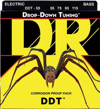 DR DDT-55 Drop-Down Tuning Electric Bass, Heavier 55-115