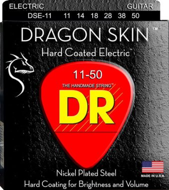 DR DSE-11 Dragon Skin Clear Coated Electric Guitar, Heavy 11-50