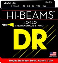 DR Hi-Beam LR5-40 Electric Bass Strings Lite 40-120, Full Set