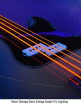DR Hi-Def Orange K3 Neon Luminescent Electric Bass NOB5-45 (45-125)
