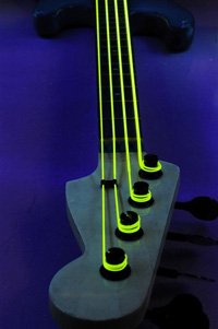 DR Hi-Def Yellow K3 Neon Luminescent Electric Bass NYB5-45 (45-125)