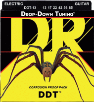 DR Strings DDT-13 Drop-Down Tuning Electric Strings, Super Heavy 13-65