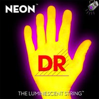 DR Strings Hi-Def Neon Yellow K3 Coated Electric Guitar Strings 10-46