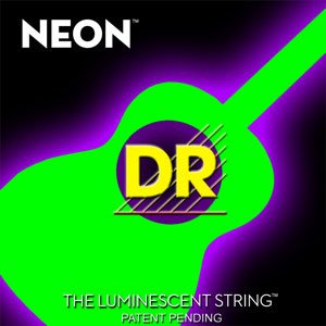 DR Strings NGA-12 K3 Hi-Def Neon Green Acoustic Guitar Strings 12-54