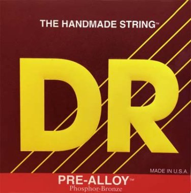 DR Strings PMH-13 PRE-ALLOY Hexagonal Core Acoustic Guitar Med-H 13-56