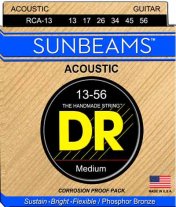 DR Strings RCA-13 SUNBEAM Round Core Acoustic Guitar Med 13-56
