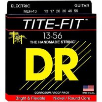 DR Strings Tite Fit MEH-13 Super Heavy Electric Guitar Strings 13-56