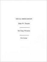 Duarte | Six Easy Pictures Op. 57 for solo guitar