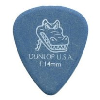 Dunlop 417R114 Gator Grip 1.14mm Teal, One Pick