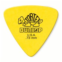 Dunlop 431R073 Tortex Triangle, .73mm, Yellow, One Pick