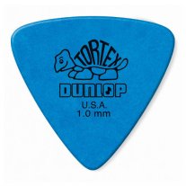 Dunlop 431R100 Tortex Triangle, 1.0mm, Blue, One Pick