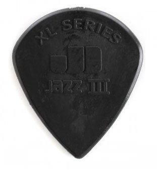 Dunlop 47RXLS Black Stiffo Jazz III XL, One Pick