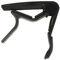 Dunlop 84FB Trigger Capo 6 and 12 String Acoustic Guitar, Black