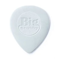Dunlop Big Stubby Nylon Pick 1.0 mm Light Gray, One Pick