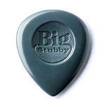 Dunlop Big Stubby Nylon Pick 3.0 mm Dark Gray, One Pick