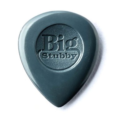 Dunlop Big Stubby Nylon Pick 3.0 mm Dark Gray, One Pick