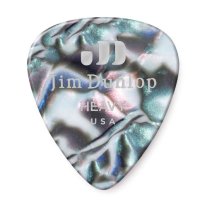 Dunlop Celluloid Abalone Pick Heavy, One Pick