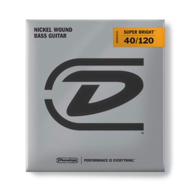 Dunlop DBSBN40120 Super Bright Nickel 5 String Bass, 40-120