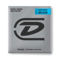 Dunlop DBSBN45125 Super Bright Nickel 5 String Bass, 45-125